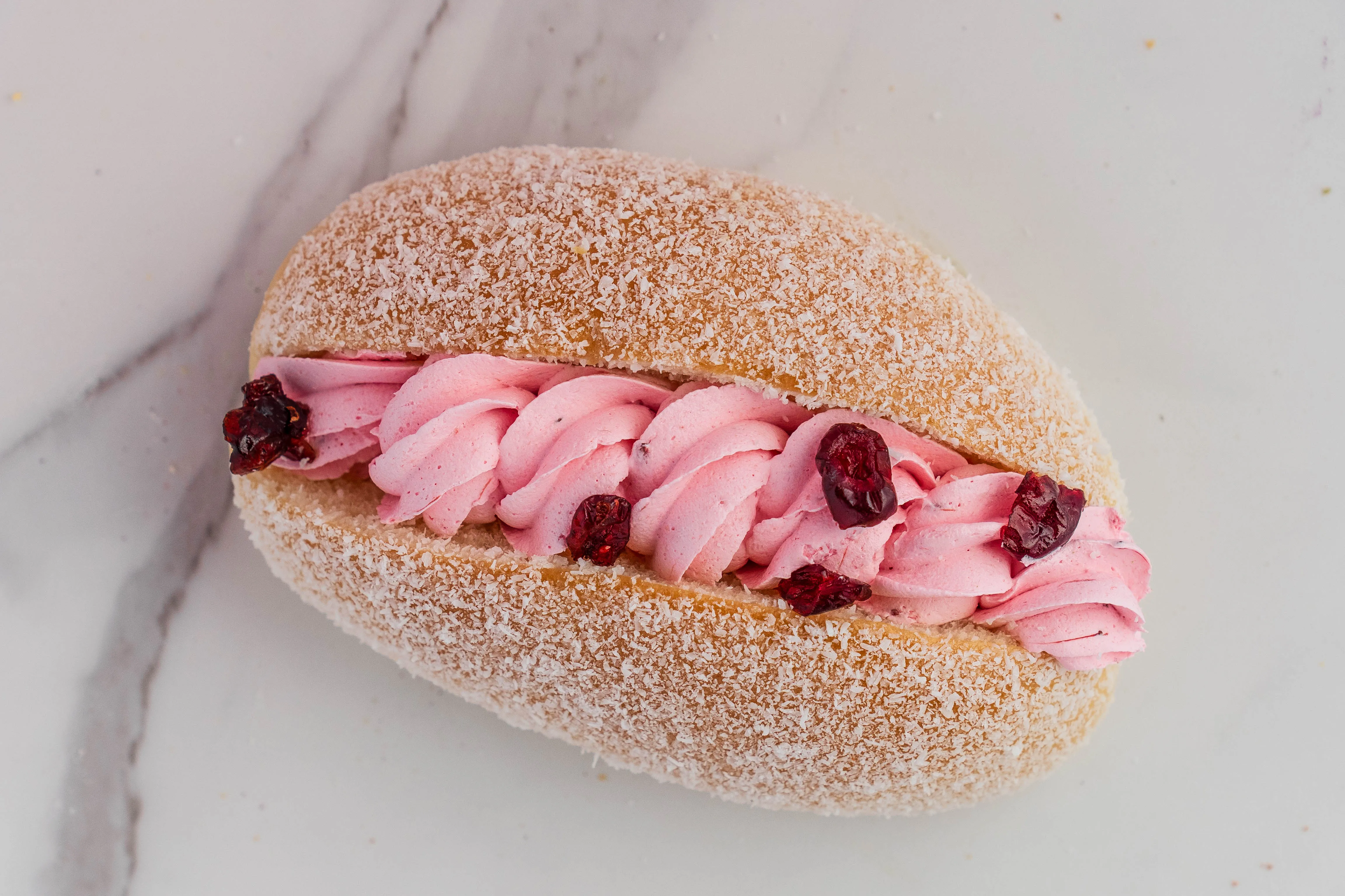 Strawberry Buttercream Bun